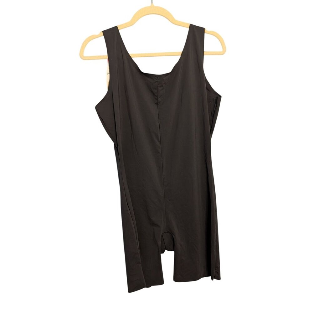 Spanx Womens Black Mid-Thigh Body Shaper 1X Compression Tank-Style Smooths Tummy - Picture 8 of 13